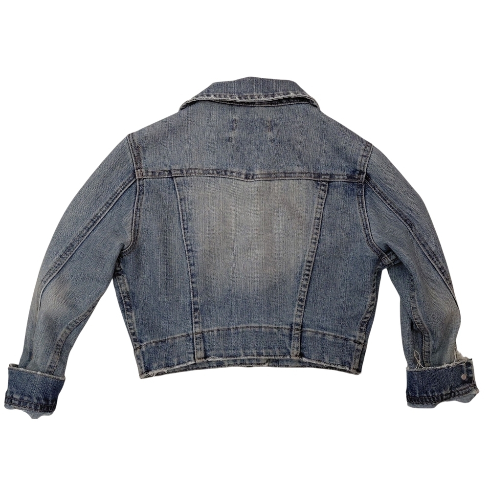 Costa Blanca Classic Blue Denim Crop Jacket - Picture 4 of 6